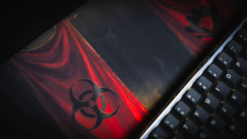 "Crimson Convocation" — Pravus Deskmat