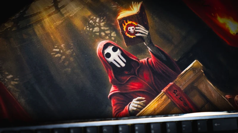 "Crimson Convocation" — Pravus Deskmat