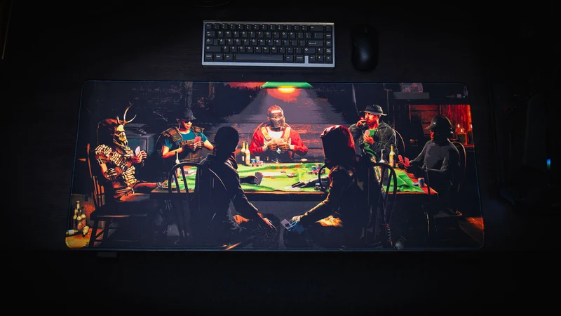 Official Rust "Sleight of Hand" Gaming Desk Mat