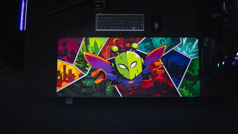 BD1P's "Lure of the Night" Desk Mat - Limited Edition