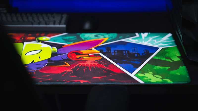 BD1P's "Lure of the Night" Desk Mat - Limited Edition