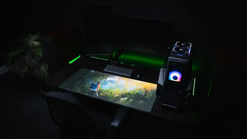"Jungle Exploration" — Rust Deskmat