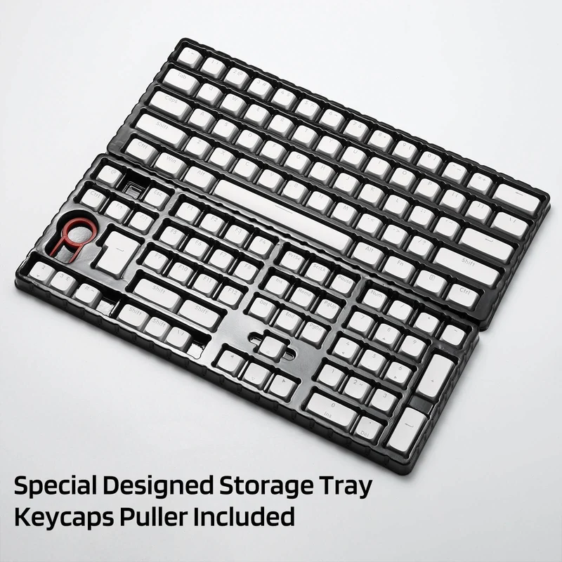 (Only Keycaps) Redragon X LTC 117-Key XDA Profile PBT Double Shot Keycaps Set