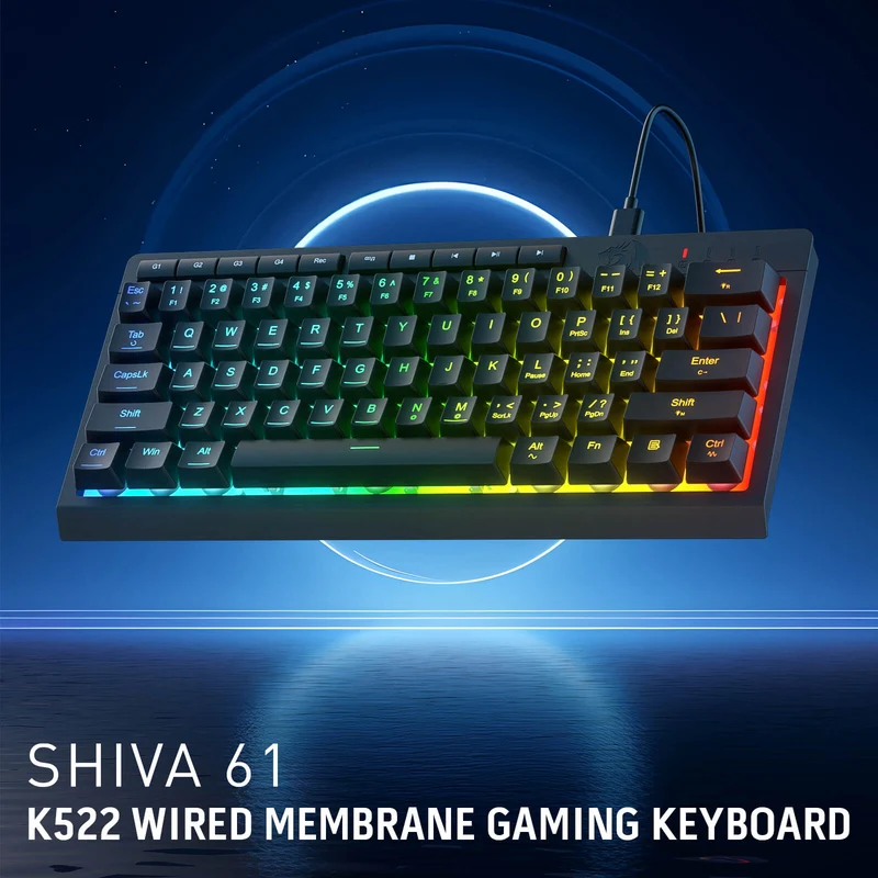 SHIVA K522 Membrane Gaming Keyboard