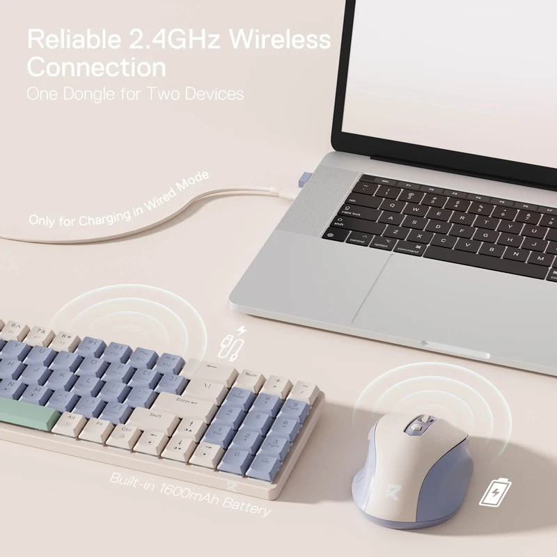 (Open-box) BS8772 Wireless Keyboard and Mouse Combo