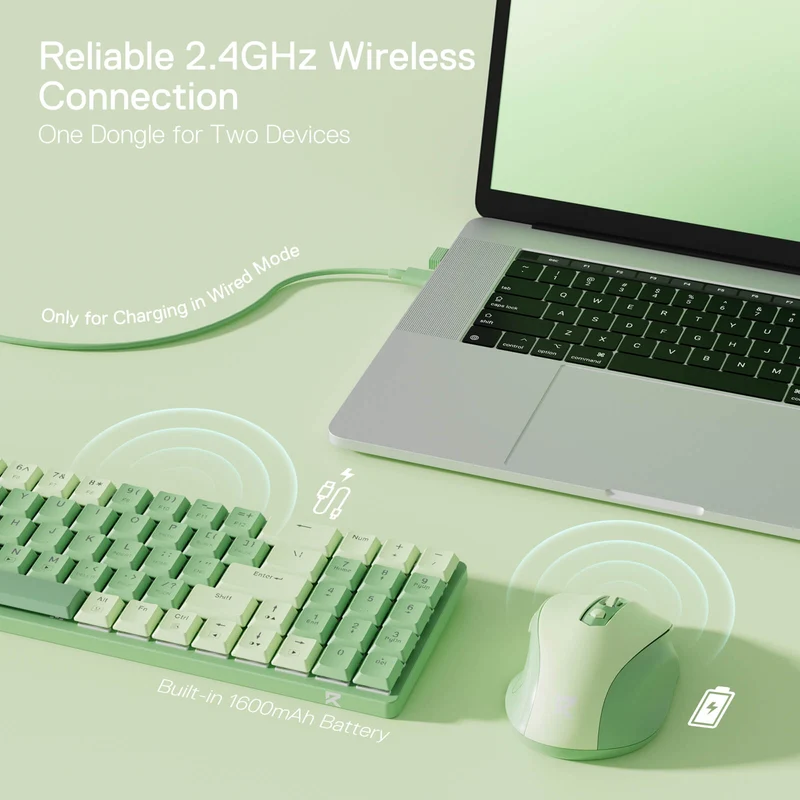 (Open-box) BS8772 Wireless Keyboard and Mouse Combo