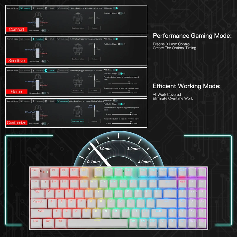 NEPHRITE K736 PRO (Magnetic Hall Effect Keyboard)