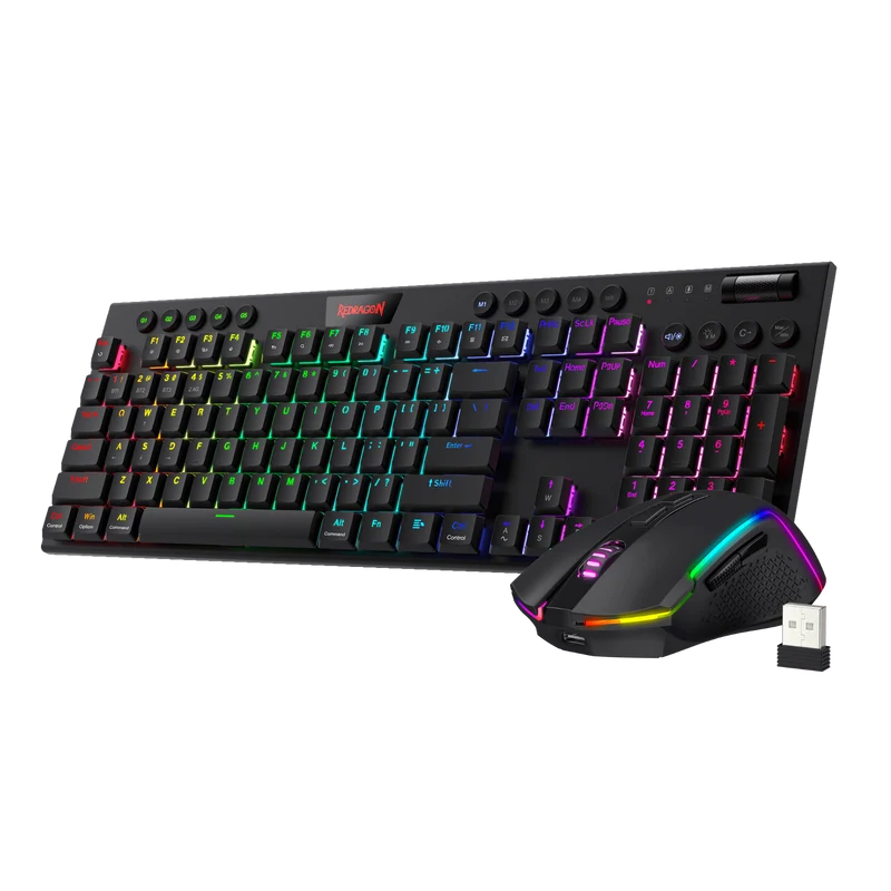 HORUS K618 Ultra-slim Keyboard & TRIDENT M693 Mouse Tri-Mode Combo