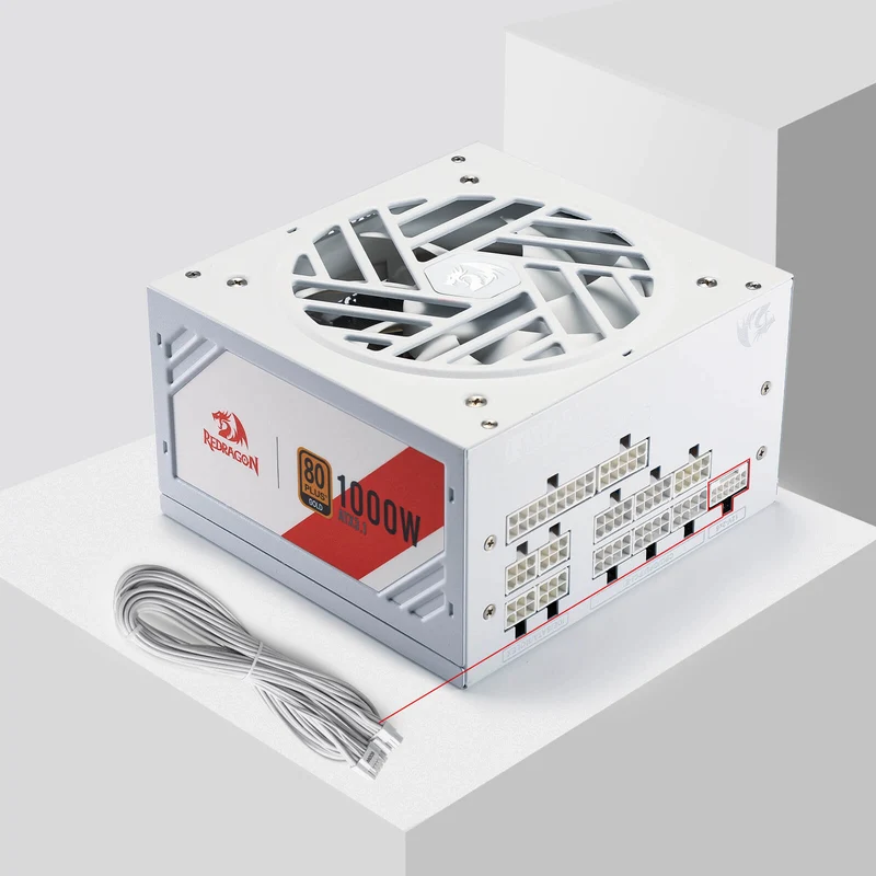 MASTER RGPS PRO 1000W 80 Plus® Gold ATX 3.1 PSU (Black & White)