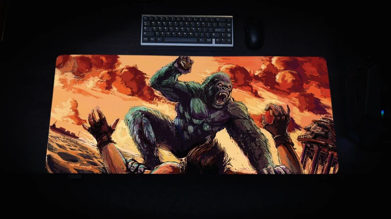 "CocoKong" — CoconutB Deskmat