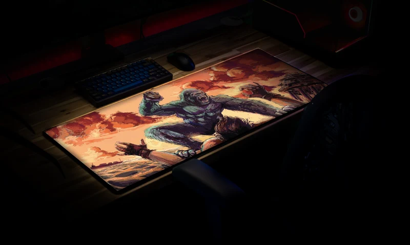 "CocoKong" — CoconutB Deskmat
