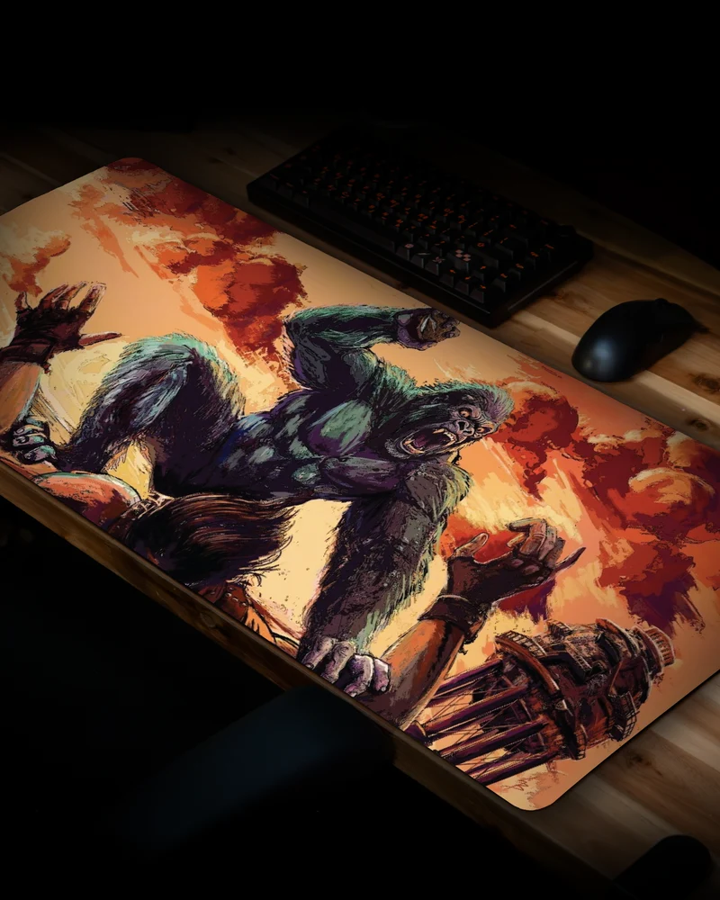"CocoKong" — CoconutB Deskmat