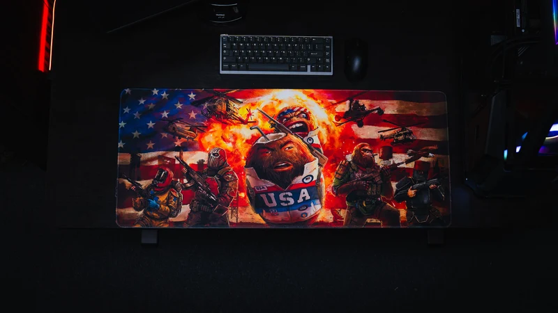 "COCONUTB USA MOUSEPAD" — CoconutB Deskmat