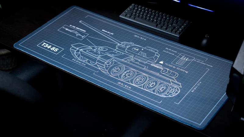 "T-34 Schematic" — Jimarkus Deskmat