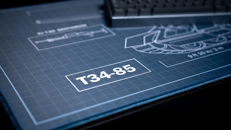"T-34 Schematic" — Jimarkus Deskmat