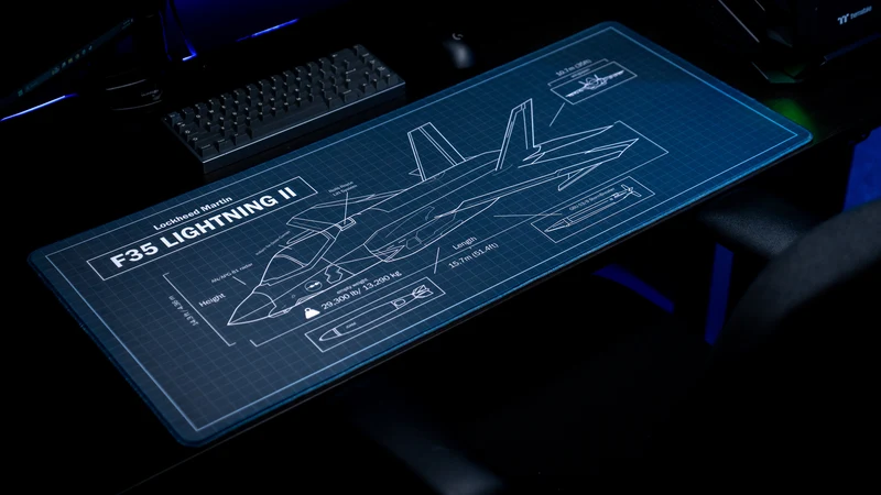 "F-35 Schematic" — Jimarkus Deskmat