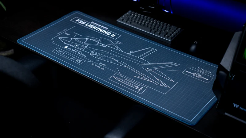 "F-35 Schematic" — Jimarkus Deskmat