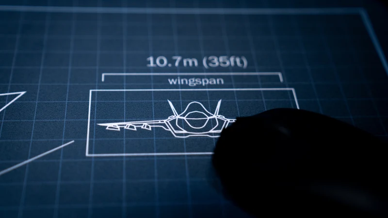 "F-35 Schematic" — Jimarkus Deskmat