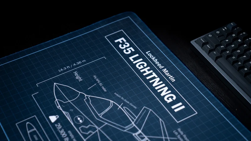 "F-35 Schematic" — Jimarkus Deskmat