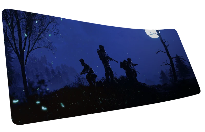 "Twilight Roam" — Rust Deskmat