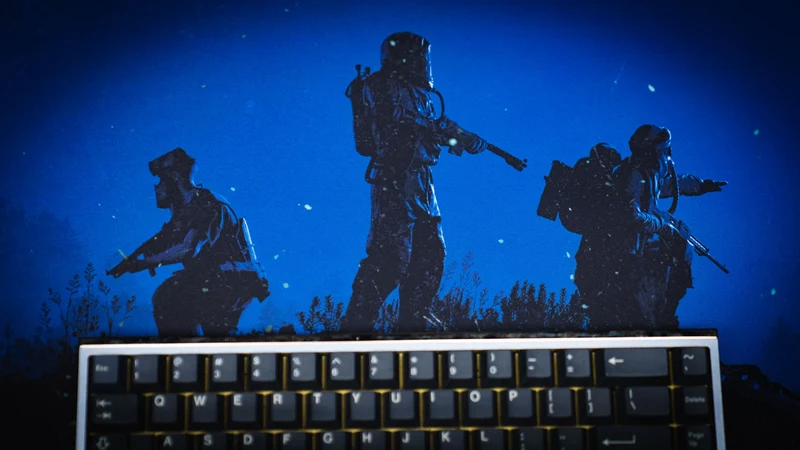 "Twilight Roam" — Rust Deskmat