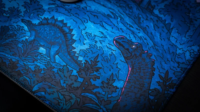 "Dino Abduction" — Keenling Deskmat