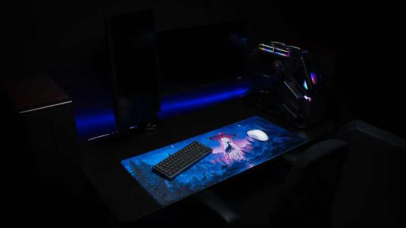 "Dino Abduction" — Keenling Deskmat