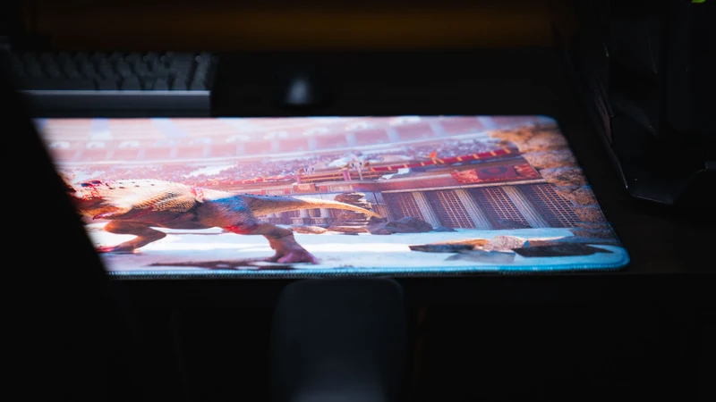 "The Spinosaurus Chompers" — Keenling Deskmat