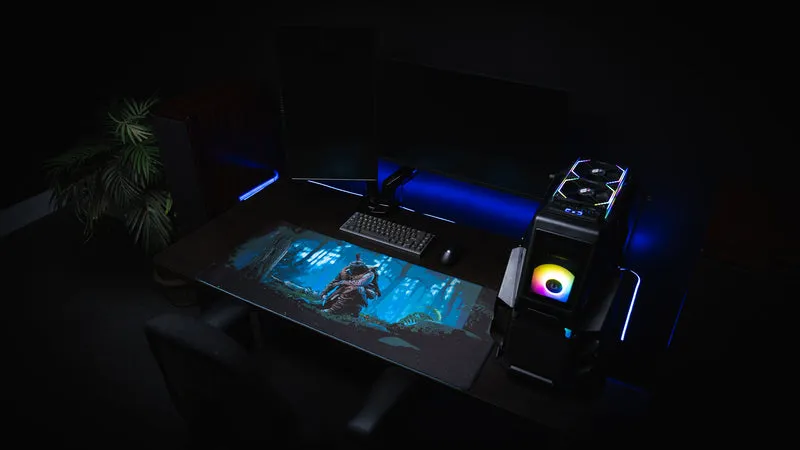 "Hunted" — Rust Deskmat