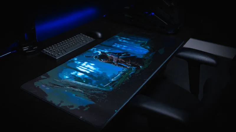 "Hunted" — Rust Deskmat