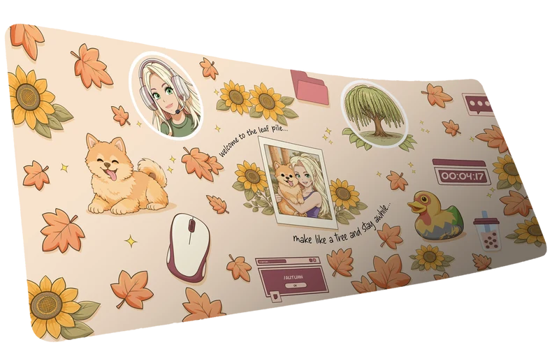 "Cozy Desk" — Autumn Deskmat