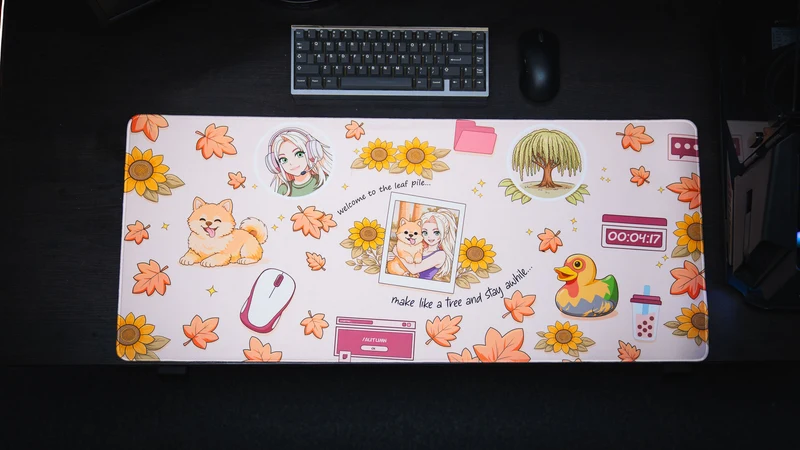 "Cozy Desk" — Autumn Deskmat