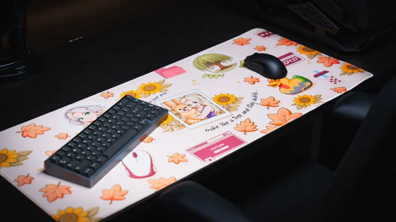 "Cozy Desk" — Autumn Deskmat