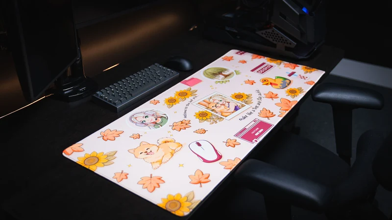 "Cozy Desk" — Autumn Deskmat
