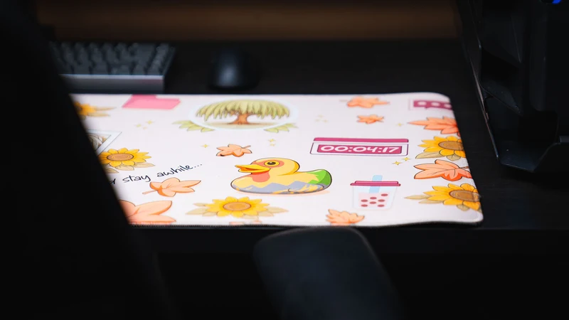 "Cozy Desk" — Autumn Deskmat