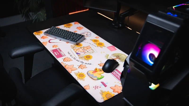 "Cozy Desk" — Autumn Deskmat