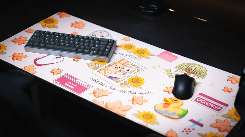"Cozy Desk" — Autumn Deskmat
