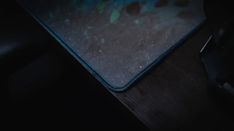 "Labs Breach" — Rust Deskmat
