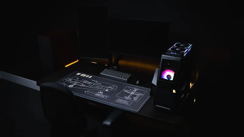 "Wings of Steel" — Bitt3rSteel Deskmat