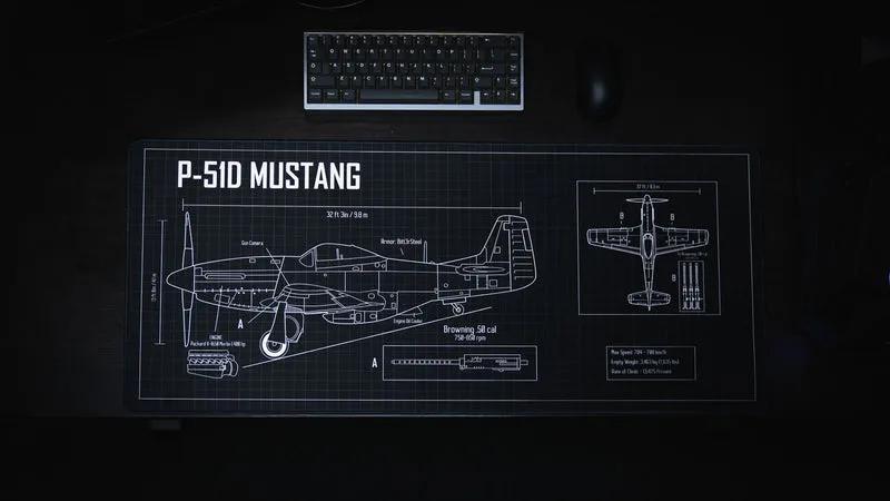 "Wings of Liberty" — Bitt3rSteel Deskmat