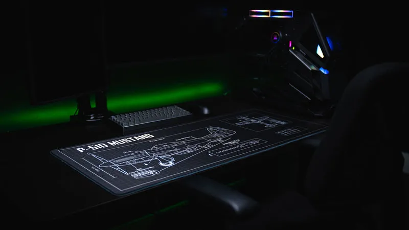 "Wings of Liberty" — Bitt3rSteel Deskmat