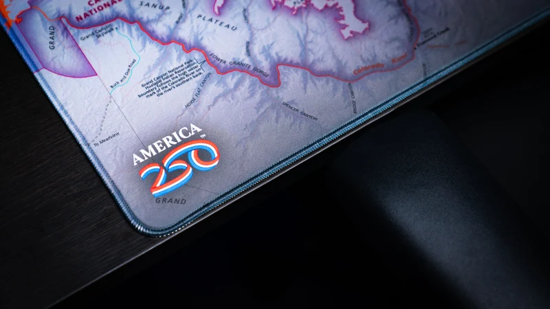 "Grand Canyon Map (Purple)" — America 250 Deskmat