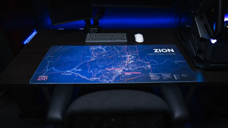 "Map of Zion" — America 250 Deskmat