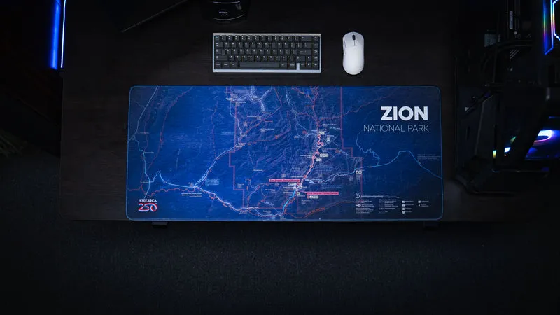 "Map of Zion" — America 250 Deskmat