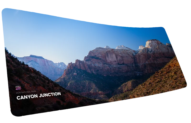 "Canyon Junction" — America 250 Deskmat