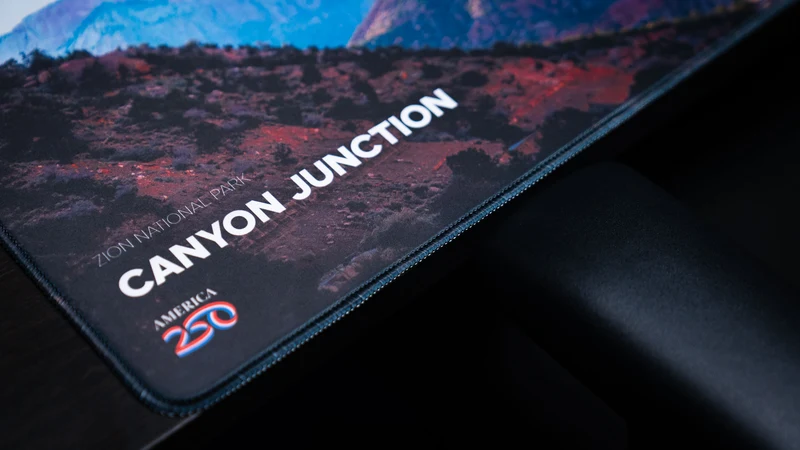 "Canyon Junction" — America 250 Deskmat