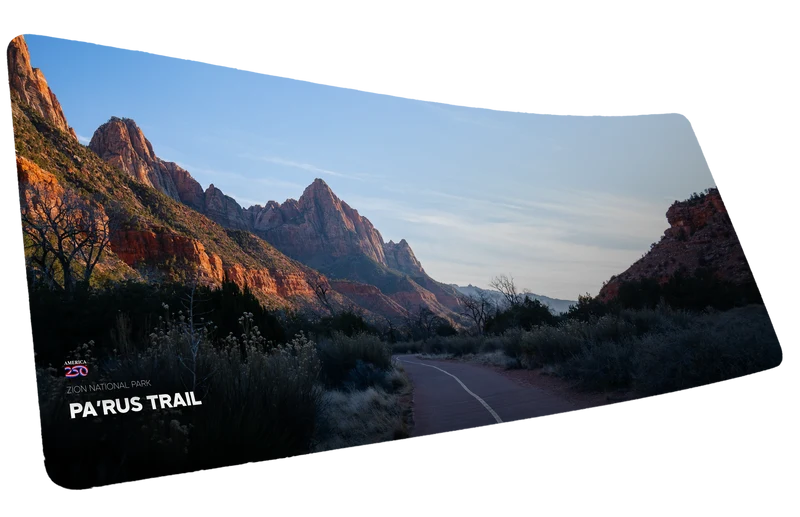"Pa'rus Trail" — America 250 Deskmat