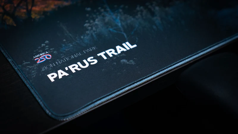 "Pa'rus Trail" — America 250 Deskmat