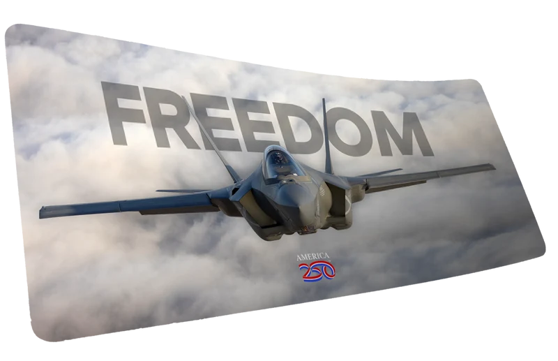 "Freedom in the Sky" — America 250 Deskmat