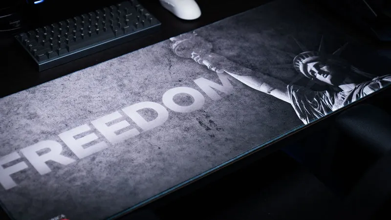 "Freedom Stone Grey" — America 250 Deskmat